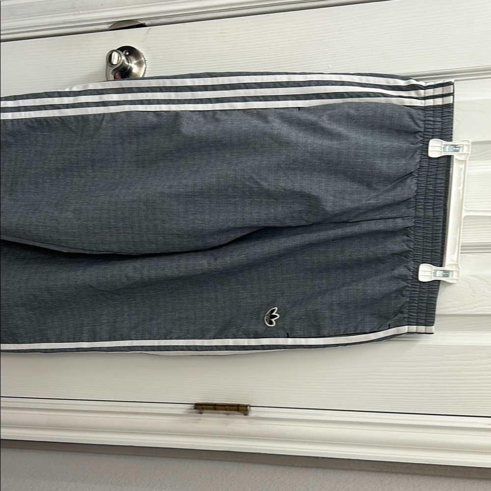 Adidas Gray woven Track Pants